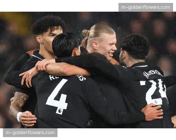 哈兰德绝杀阿森纳后跪地庆祝，曼城球员相拥